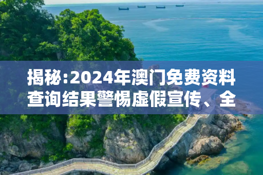 揭秘:2024年澳门免费资料查询结果警惕虚假宣传、全面解答与解释