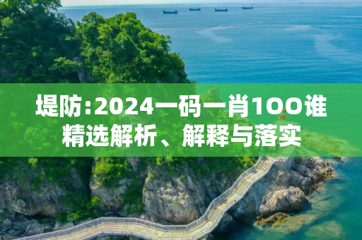 堤防:2024一码一肖1OO谁精选解析、解释与落实