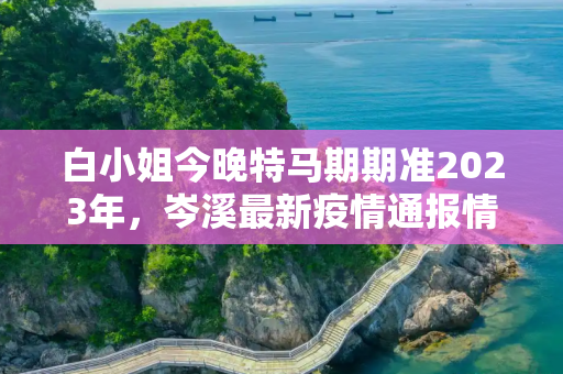 白小姐今晚特马期期准2023年，岑溪最新疫情通报情况