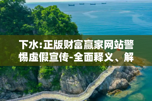 下水:正版财富赢家网站警惕虚假宣传-全面释义、解释与落实