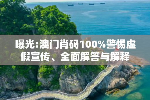 曝光:澳门肖码100%警惕虚假宣传、全面解答与解释