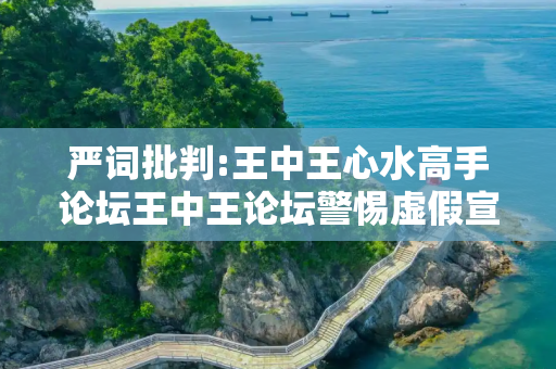 严词批判:王中王心水高手论坛王中王论坛警惕虚假宣传-全面释义、解释与落实