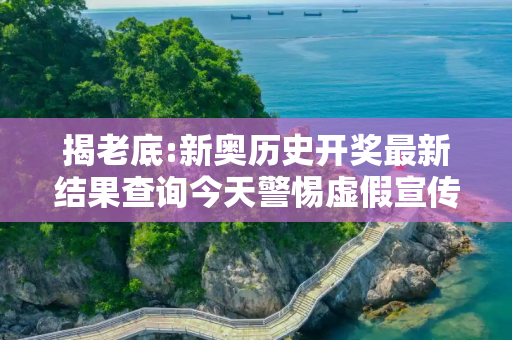 揭老底:新奥历史开奖最新结果查询今天警惕虚假宣传-全面释义
