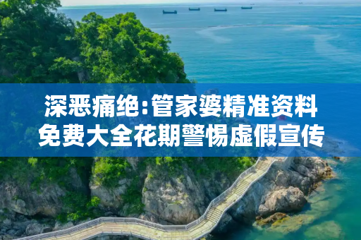 深恶痛绝:管家婆精准资料免费大全花期警惕虚假宣传、全面解答与解释