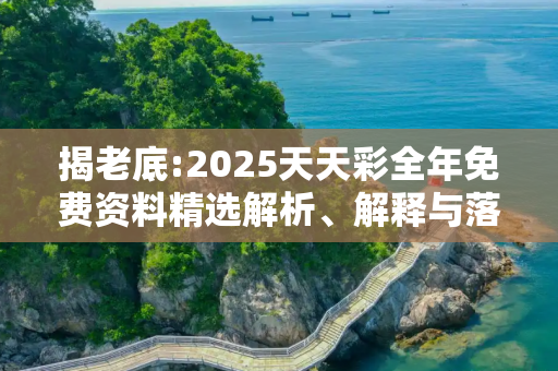 揭老底:2025天天彩全年免费资料精选解析、解释与落实