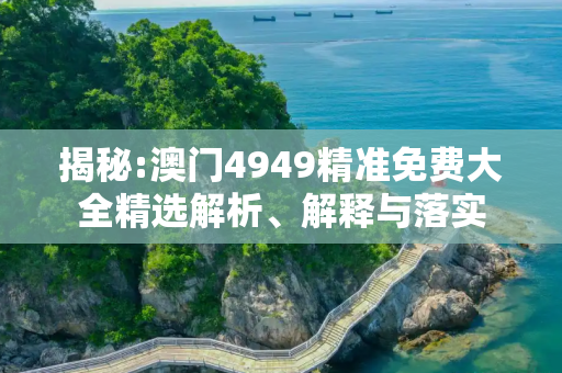 揭秘:澳门4949精准免费大全精选解析、解释与落实
