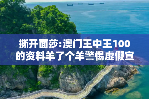 撕开面莎:澳门王中王100的资料羊了个羊警惕虚假宣传-全面释义