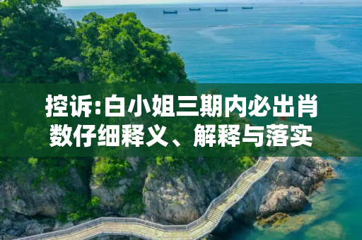 控诉:白小姐三期内必出肖数仔细释义、解释与落实