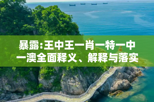 暴露:王中王一肖一特一中一澳全面释义、解释与落实