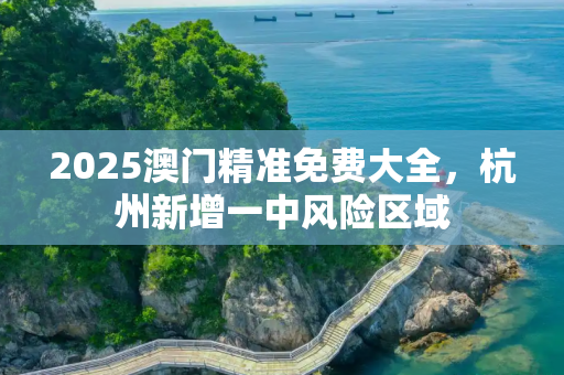 2025澳门精准免费大全，杭州新增一中风险区域